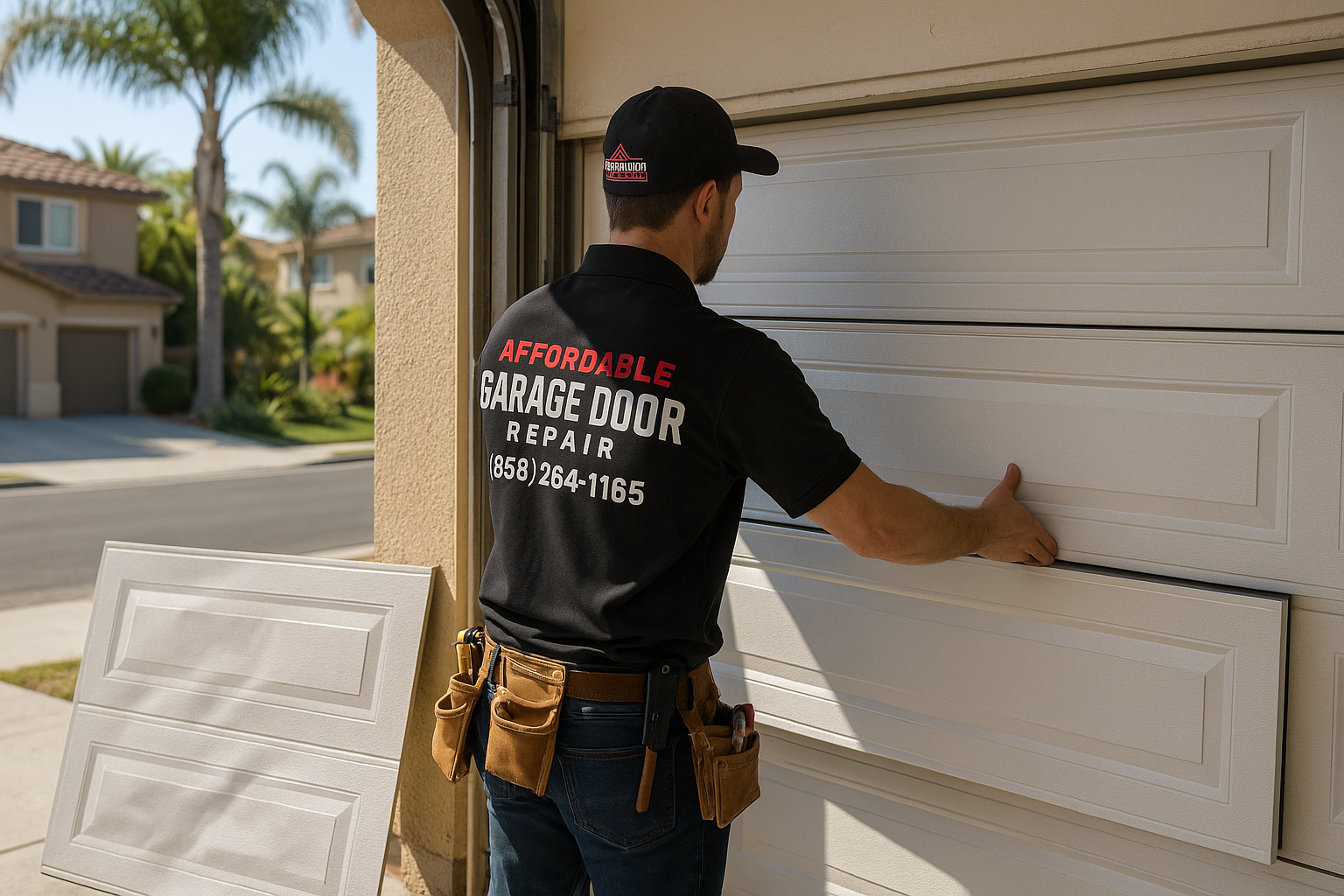 Garage Door Panel Replacement in San Jose
