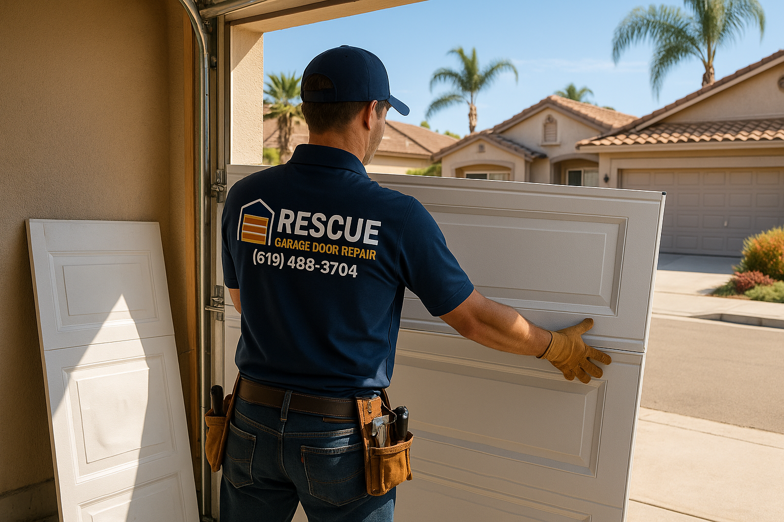 Garage Door Panel Replacement service in San Jose